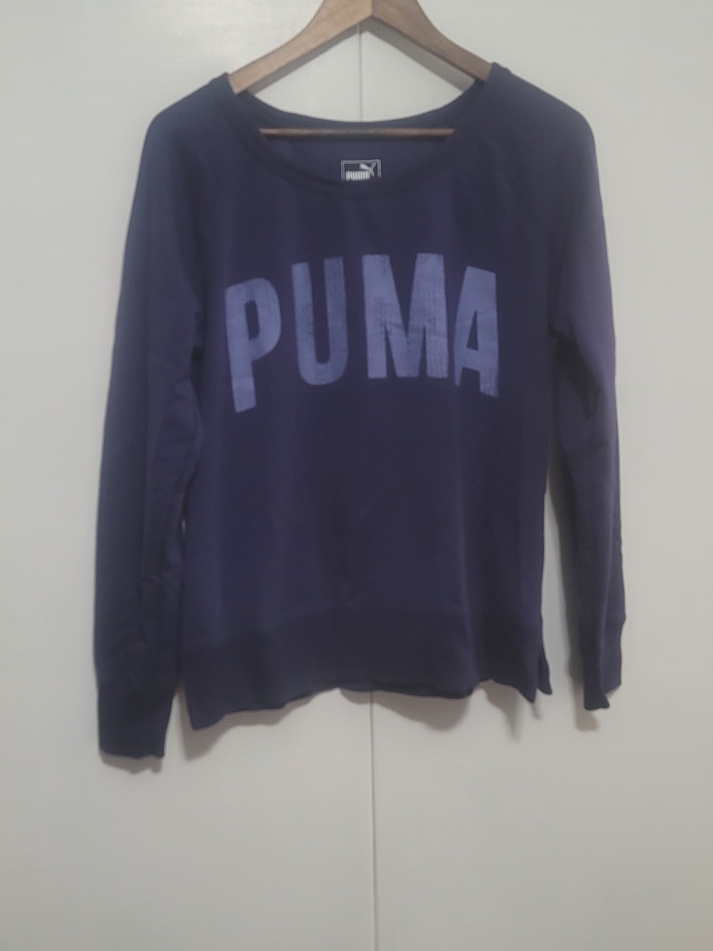 Puma Women's Purple  Crewneck Sweatshirt